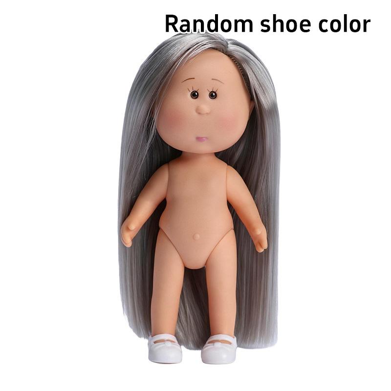 14cm Mini Potato Doll 5 Movable Joints Diy Vinyl Cute Dolls Toys Naked Baby Small Potato Doll Diy Dressing Doll Home Decoration