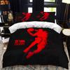 Kids Basketball Duvet Cover Set 3D King Queen Size Cool Sport Theme for Kids Children Teens Ball Gaming Polyester Bedding Set