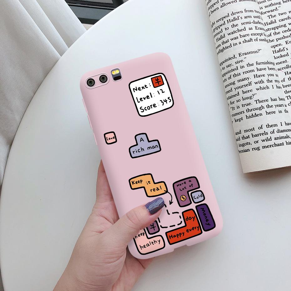 For Huawei P10 plus Phone Case Cute Painted Silicone Back Cover Protector Funda For Huawei P10plus P10 P 10 Plus HuaweiP10 Cases