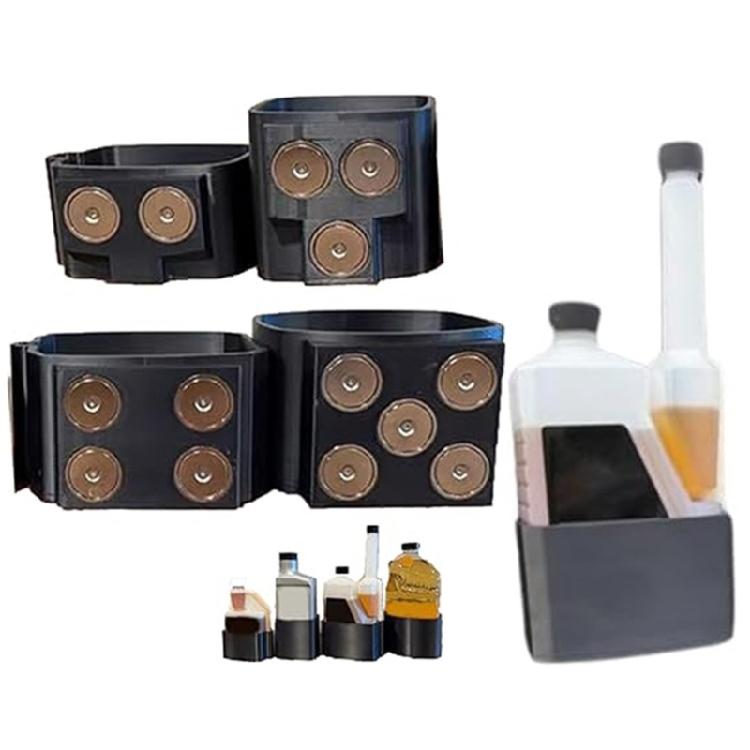 Diesels Additive Bottle Holders Secure Magnet Or Screw Mount Spill Free Organizers For Vehicle Tool Box Bed Accessories