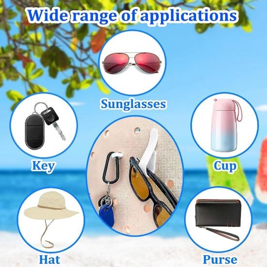 

Yousheng 3Pcs Bag Accessory Hooks Set for Bogg Bags Travel Beach Bags Small Medium Large Sizes High-Density Bag Insert Hooks