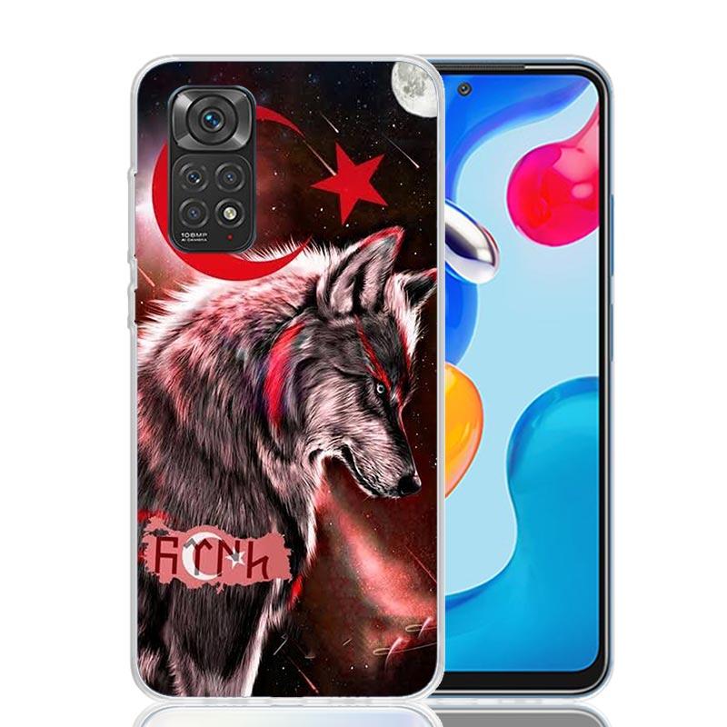 

Turkey Turkish Flag Phone Case For Xiaomi Redmi Note 15 14 13 12S 12 Pro Plus 11S 11E 11 11T 10S 10 Art Soft Pattern Cover Redmi Redmi Note 11 Pro 4G