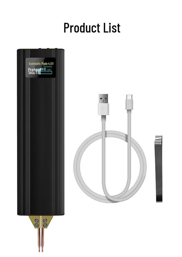 Handheld Battery Spot Welder with Color Screen for Mobile Phone and 18650 Lithium Batteries
