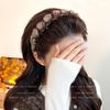 Women's Retro Plush Toothed Headband for Autumn/Winter - High-End Style, Ideal for High Skull Tops, Hair Clip Accessory