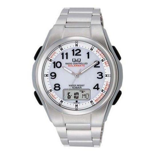 Citizen Brand Free Warranty Solar New, Shipping, Manufacturer's Included. Men's Watch, Q&Q SOLARMATE, Radio-controlled Chronograph