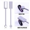 2 Pcs Nail Art Dual-ended Cat Eye Magnet Pen Flower Stripe Grid for DIY 3D Magnetic UV Gel Polish