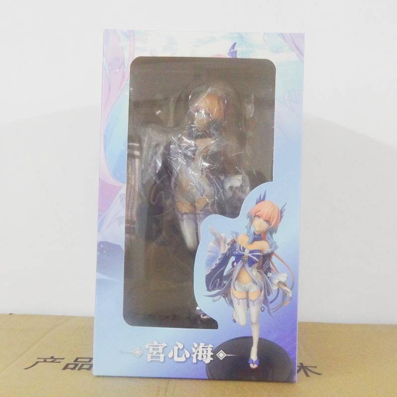 25CM Genshin Impact Sangonomiya Kokomi Anime Action Figure Girl Raiden Shogun Kawaii Figure Doll Toy Birthday Present