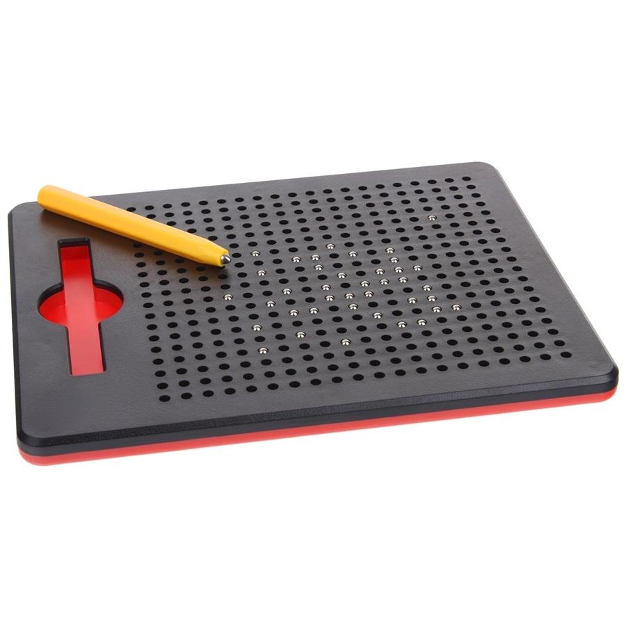 MagPad Magnetic Board with Magnetic Balls Puzzle + Templates