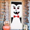 Terrifying Halloween Felt Door Stickers With Wicked Demons And Vampires For Haunted House Vibes