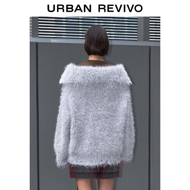 UR Designer Series 2024 Winter Textured Knit Sweater for Women