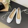 Bow Ballet Shoes Summer New Temperament Flats Retro Casual Women's Shoes