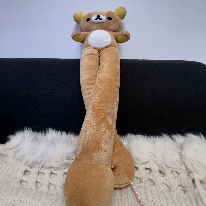 Rilakkuma Long Leg Bear Plush Toy Soft Cute Large Stuffed Doll Sleeping Hug Pillow Room Decoration Companion Doll Girl'S Gift