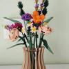 3D Wooden Puzzle Vase Wood Craft Fake Bouquet Holder Creative Flower Display Stand  Coffee Shop