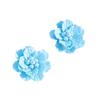 Retro double-layer handmade flower stud earrings personalized fashion three-dimensional petal temperament versatile small fresh earrings women