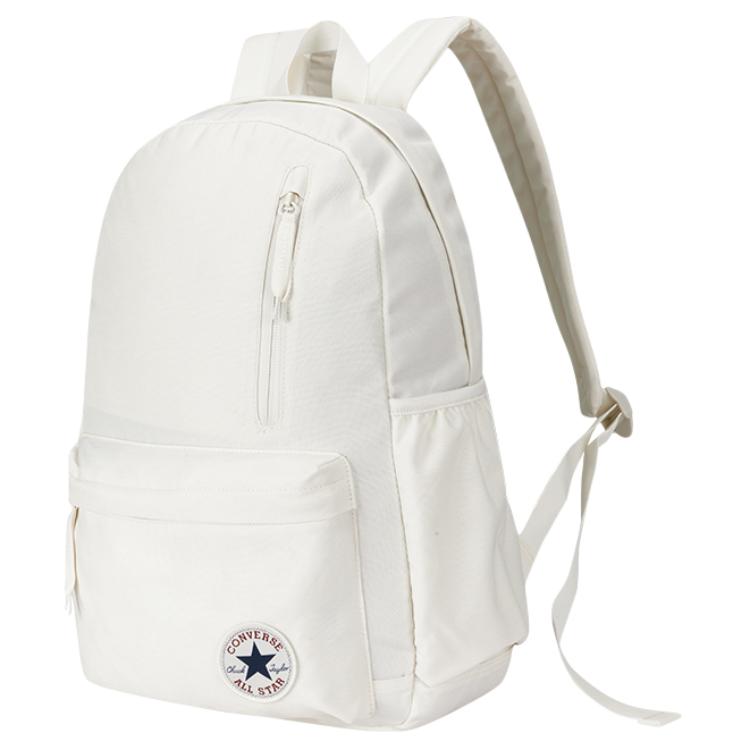 New Converse Polyester Backpack Medium Women's White CV2413026PS-003