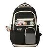 Schoolbag new junior high school student high school student schoolbag large capacity primary school student burden reduction ridge protection high 