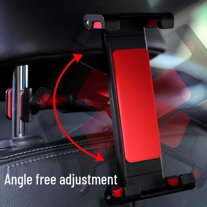 Car Rear Seat Retractable Tablet & Phone Holder - Folding iPad Support Bracket