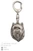 Cairn Terrier II - Silver-plated key ring with a dog in a gift box, handbag decoration, backpack pendant by Art-Dog brand