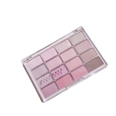 Wakemake Soft Blurring Eye Palette 16-count 14g, No. 05 Mute Coral Bluring, 1 Piece