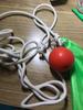Suzakoo Martial Arts Weapon Exercise Ball Rubber Meteor Hammer with Rope Training Equipment