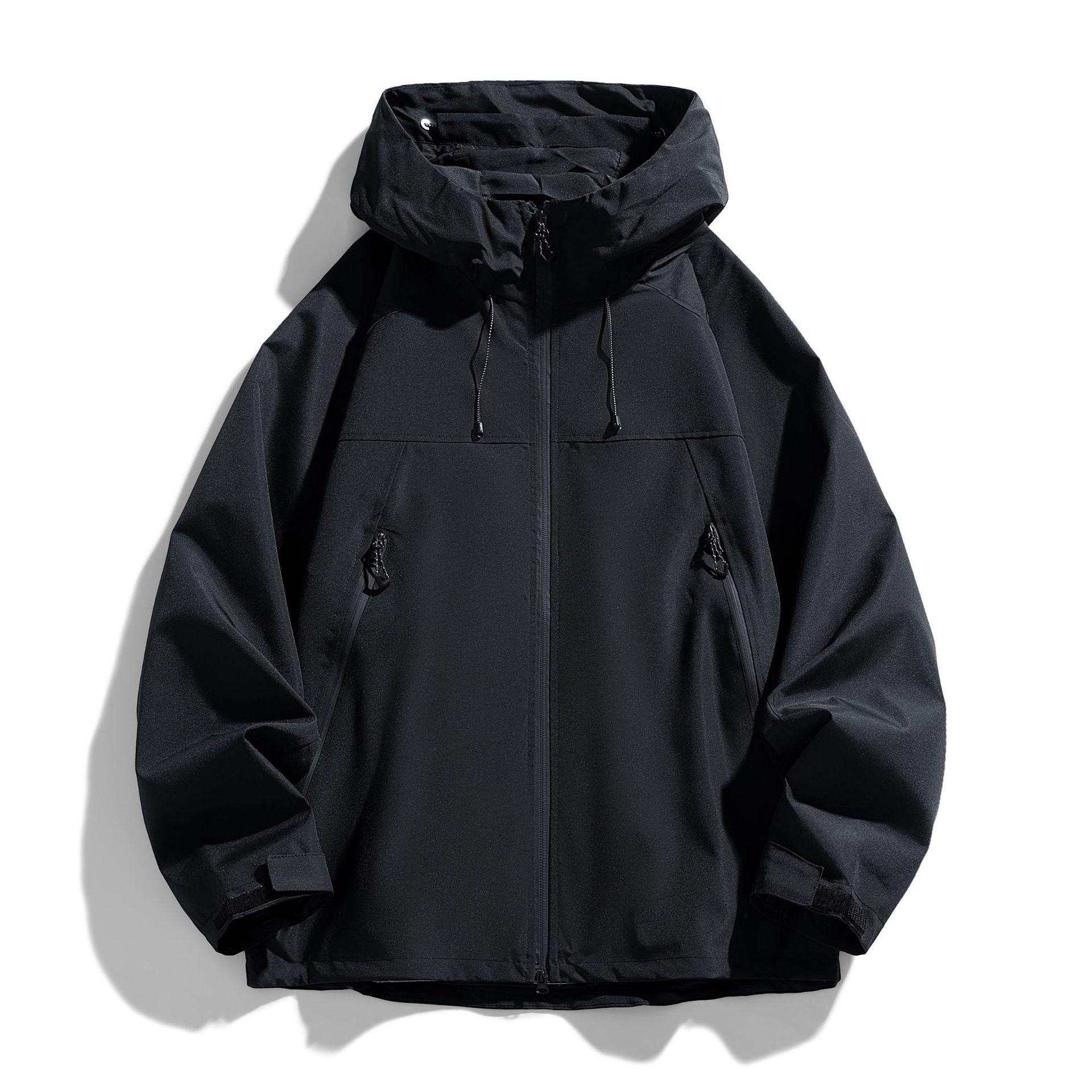 Men s Windproof Outdoor Color Block Casual Jacket - Spring/Autumn Fashionable Windbreaker XL