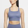 Nike Swoosh Luxe Medium Support Fitted Regular Sports Bra Women Sports Bra Finn-Blue CJ0545-491