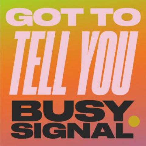 7inch Record BUSY SIGNAL - Got To Tell You / Stay So VP9631 VP US 2019 US Reggae, Ska & Dub