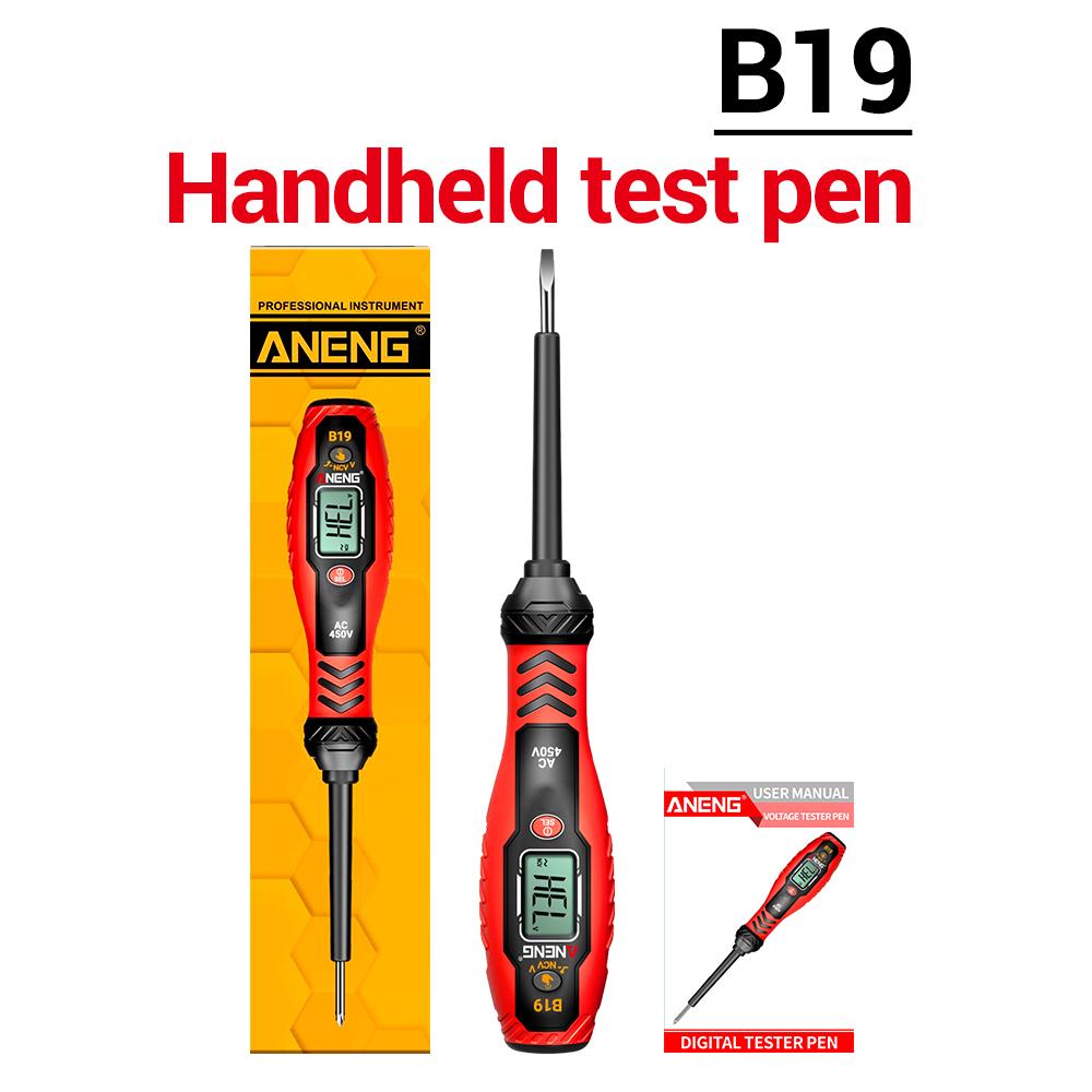 B19 High-Precision Smart Voltage Tester Digital Display Multi-Function Inductive Voltage Tester Circuit Continuity Detection