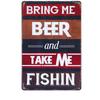 Shabby Chic BEER Vintage Metal Sign Bar Cafe Pub Tavern Home Decor Beer Wine Art Painting Plate Plaque 30x20cm