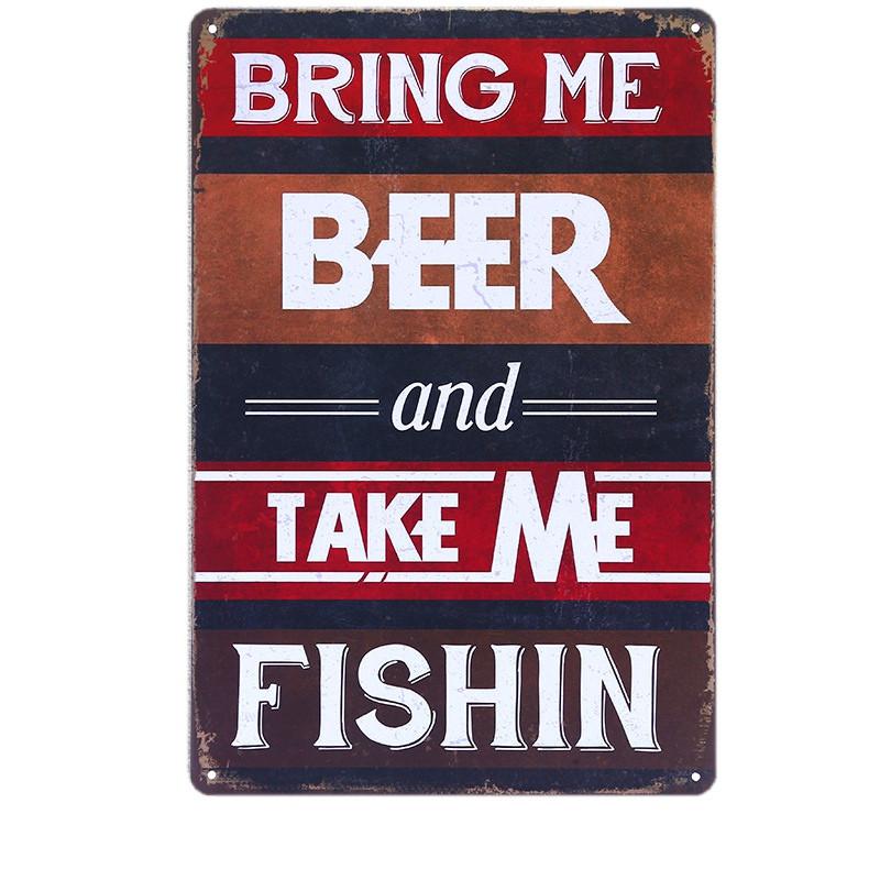 Shabby Chic BEER Vintage Metal Sign Bar Cafe Pub Tavern Home Decor Beer Wine Art Painting Plate Plaque 30x20cm