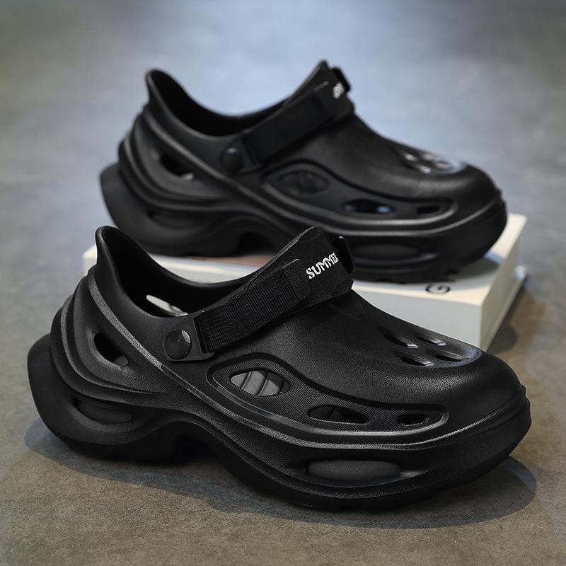 Men's Summer Non-Slip Wear-Resistant Sports Sandals with Thick Sole for Outdoor Activities