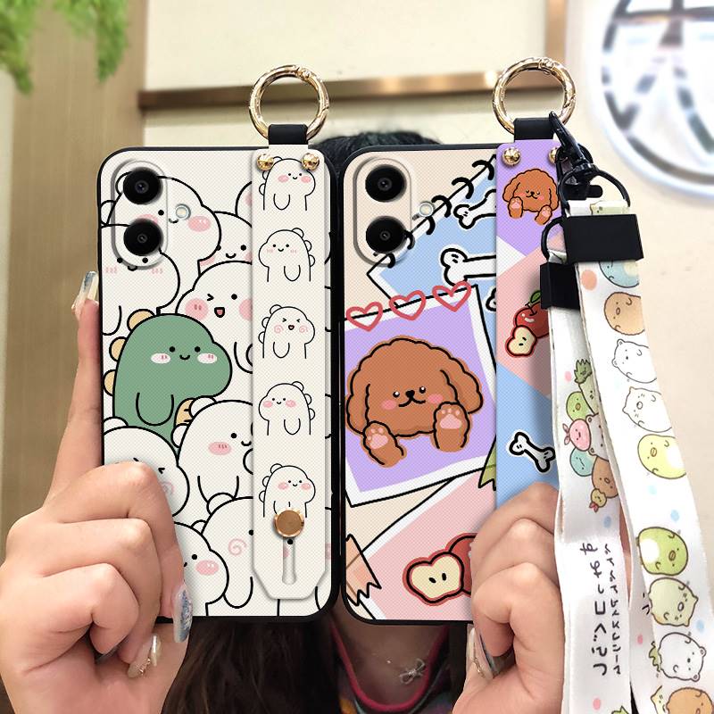 Cute Anti-knock Phone Case For Samsung Galaxy A06/SM-A065F/M Wristband Ring Fashion Design Waterproof Durable Shockproof