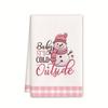 Christmas gift hanging kitchen towel hand wipe absorbent towel household bathroom cartoon hanging towel cleaning rag