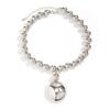 Half Ball Bead Earring Necklace Set Exaggerated Metal String Beads Necklace  Banquet Party