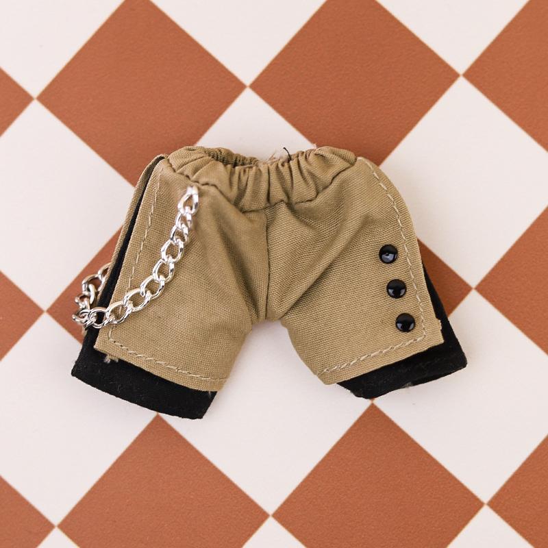 Doll Outdoor Spliced Color Chain Casual Pants Suit For Outfit Accessories Children Diy OB11 1/12 Entertaining Play Safe Kid Friendly Fun