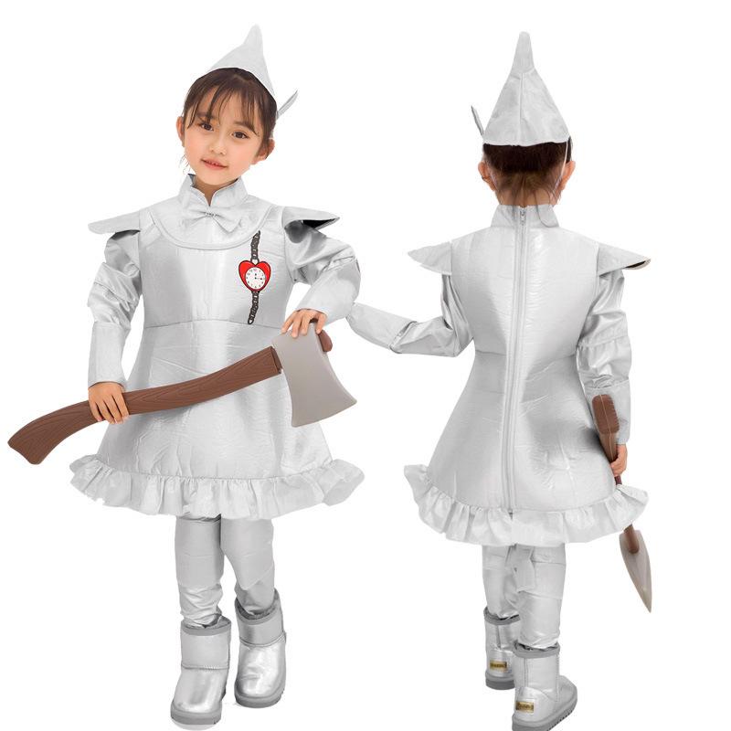 

Halloween Wizard of Oz Tin Man Costume - Adult & Child Cosplay Outfit XL