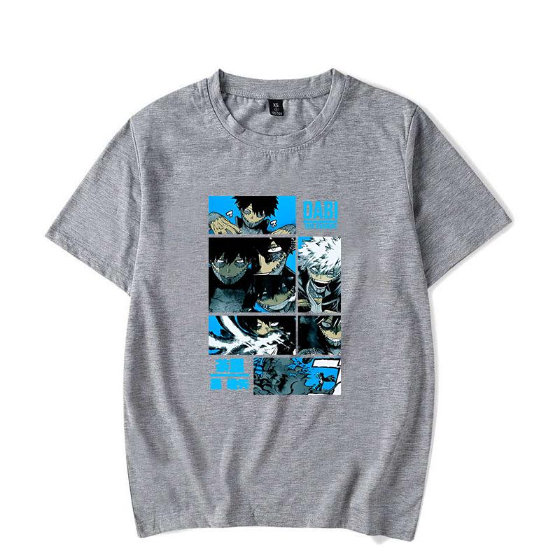 Hot Anime T Shirt Men/women's Funny Dabi Printing T-shirt Casual Cool Streetwear Fashion T Shirt Couple Hip Hop Shirt Top