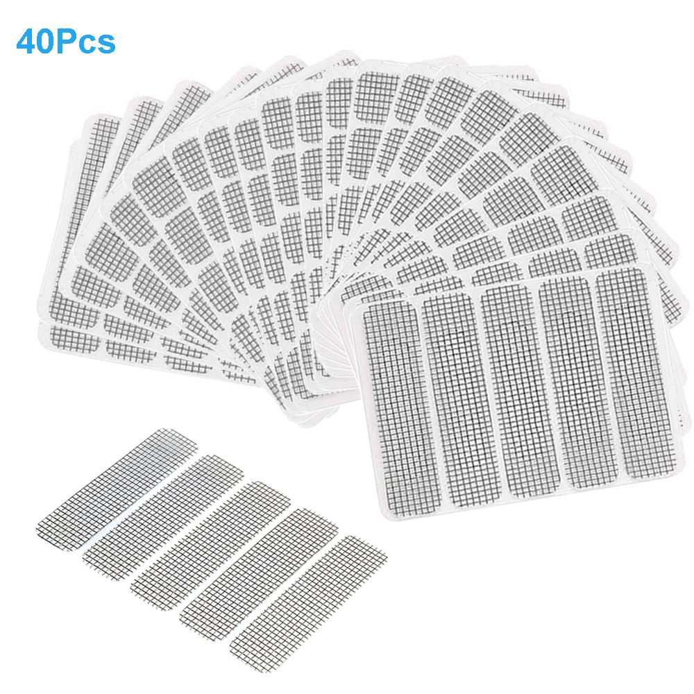 10-50 Pcs Window Screen Patch Exhaust Grille Window Door Drainage Hole Anti-mosquito Paste Mesh Screen Invisible Repair Subsidy