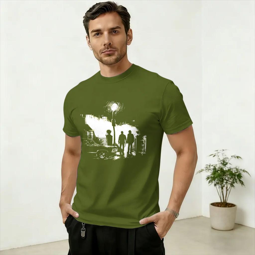 Supernaturals TV T-Shirt Summer 100 Cotton T Shirts For Unisex Trendy Cool Custom DIY Tshirt Short-Sleeved Y2K Casual Clothes