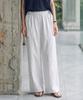 Metapeo Wide Cotton Pants White