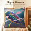 Band LLed Zeppelin Cushion Cover Natural Linen Organic Fabric DoubleSided Printing Sofa Home Decor Gift Pillow Case