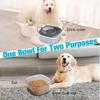 Large Capacity Pet Slow Drinking Bowl Spillproof Traveling Dog Water Bowl  Pet Drinking