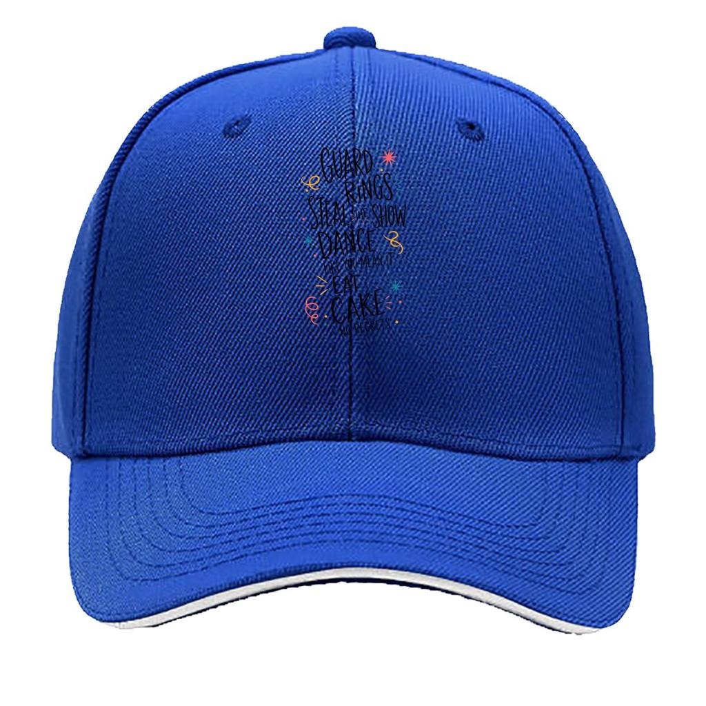 Color Guard Cake Party Quote Sandwich Baseball Cap Sun Cap Outdoor Workouts Hat