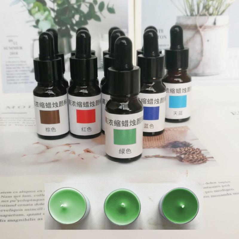 10ml High-concentration Dye Liquid Candle Special Pigment Diy Material Scented Candle Coloring Pigment Candle Making Supplies