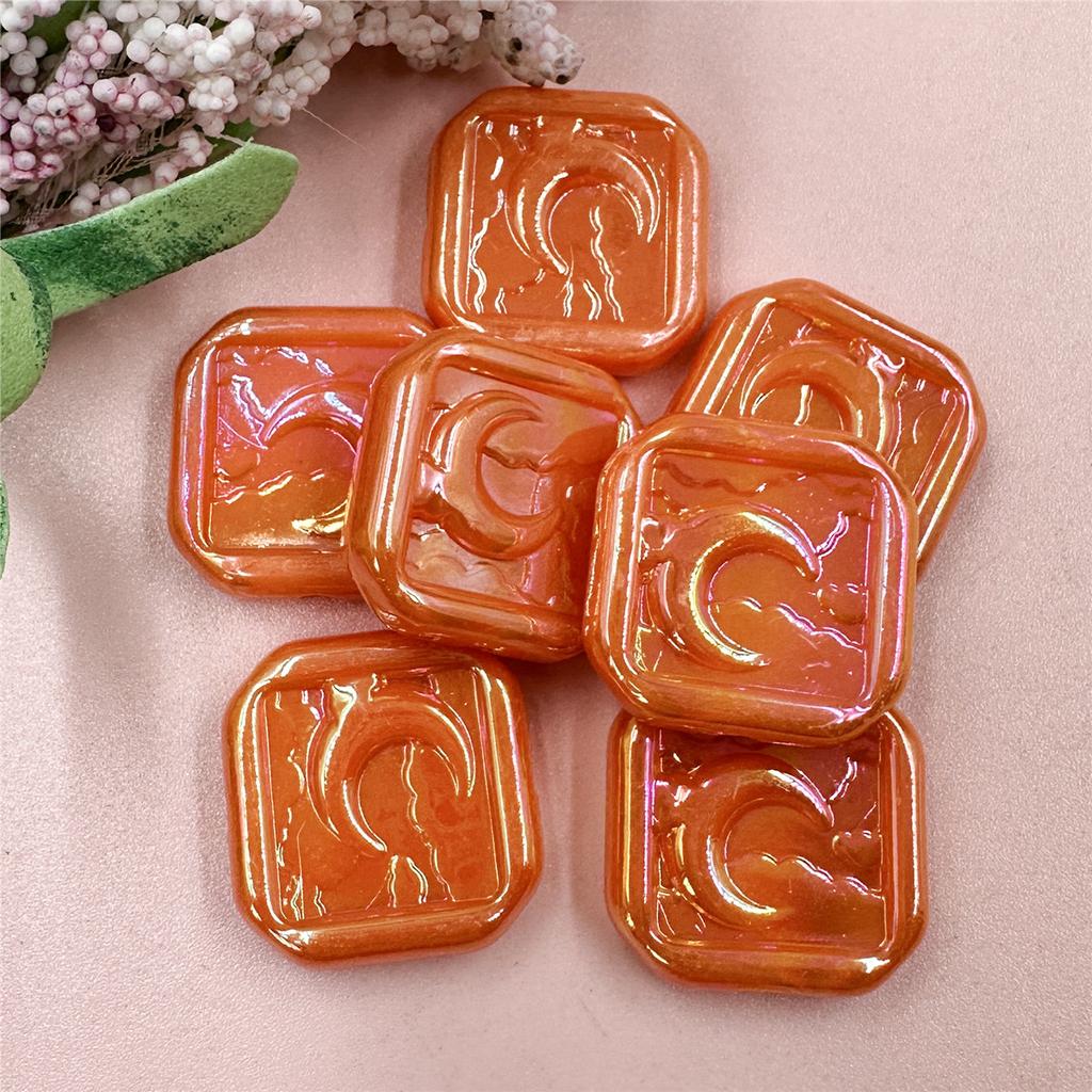 Acrylic 23 * 22.5mm DIY Jewelry Making Fashion Handmade material DIY Hair Jewelry Accessories Cloud moon beads 7Pcs Accessories