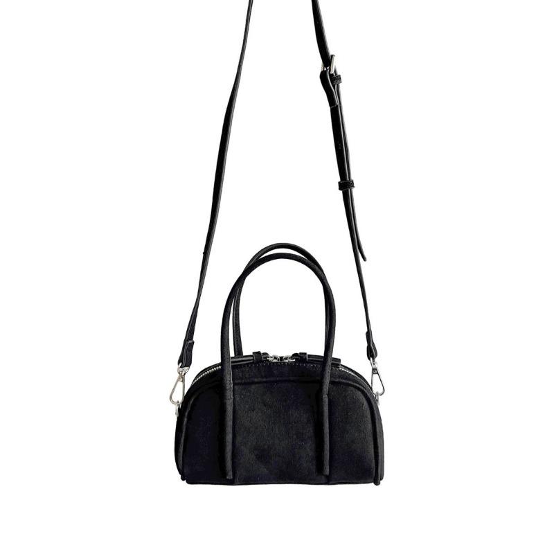 Autumn and winter suede bag women's fashion retro portable small bag new shoulder messenger bag women