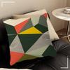 Colorful Bauhaus Exhibition Geometric Personalized Pillow Dust Bedroom Kids Party Decoration Pillowcase Birthday Children Gift