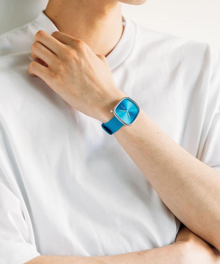 Pebble Watch Blue [Bering] 18040-307 Men's