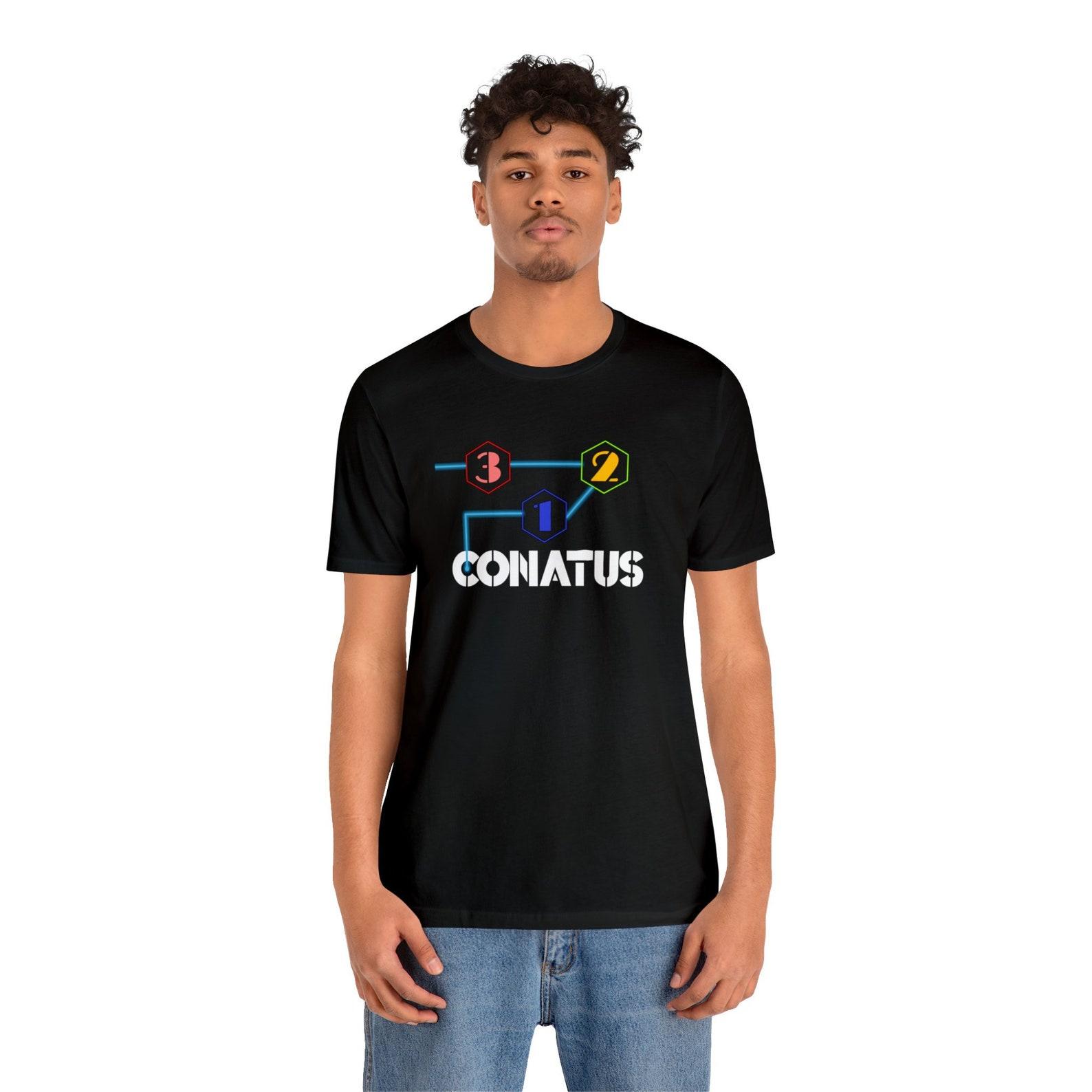 80s Retro Spinoza Conatus Philosophy T-Shirt M