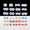 Multipurpose Creativity Jewelry Making with Stylish Heart Earring Mould Home Accessory Portable for Enthusiasts